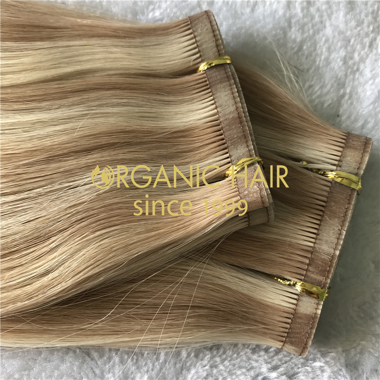 Organic new flat weft extension no shedding H207